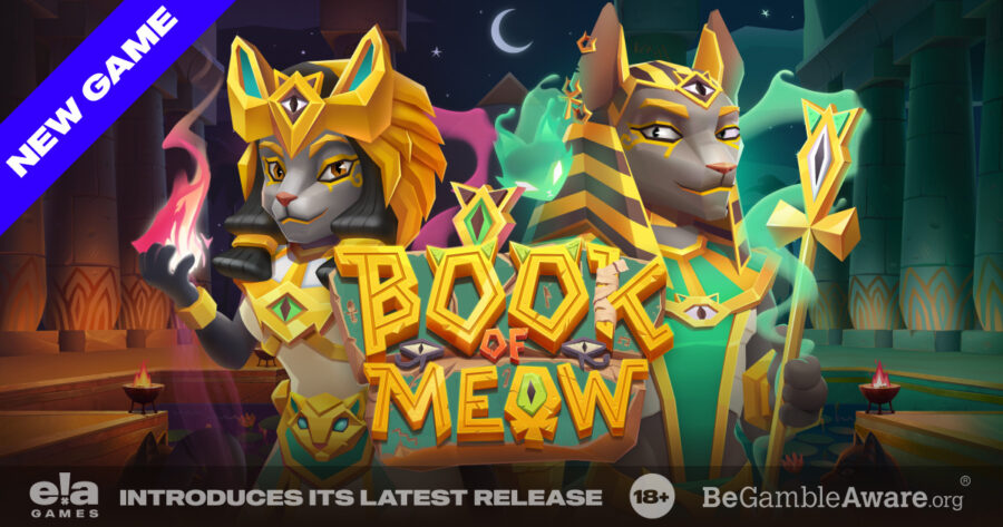 "Book of Meow" is a game where ancient Egyptian mysteries meet the playful world of cartoon cats.