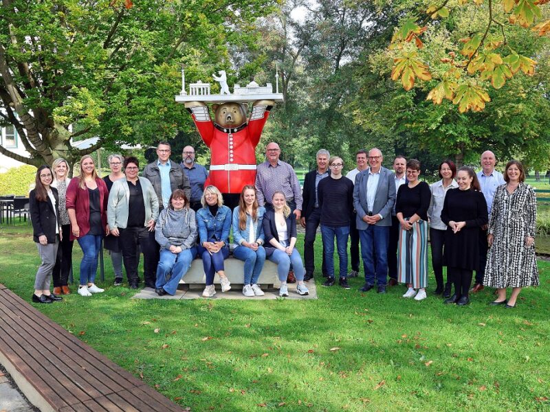 The Data Protection Coordinators from the Gauselmann Group came together at Schloss Benkhausen for the workshop.