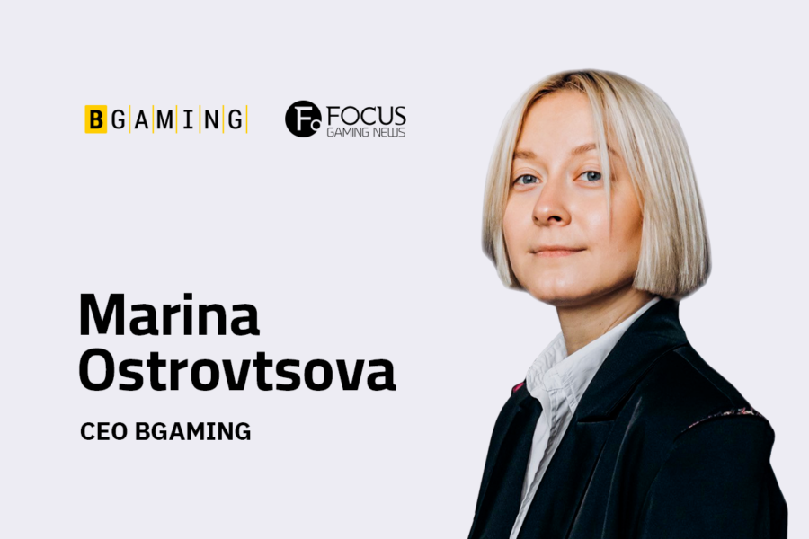 Marina Ostrovtsova, BGaming CEO.