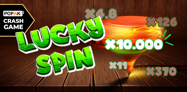 Lucky Spin offers a multiplayer spinning top-themed crash game.