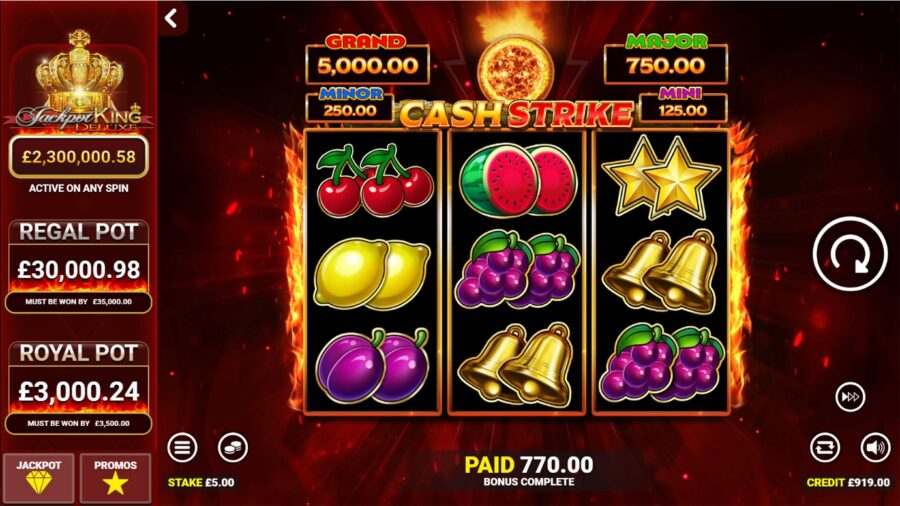 The release becomes the latest title to join the exclusive Jackpot King ranks.  