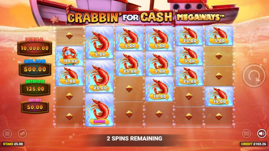 Free spins are activated when three or more bonus symbols are in view.