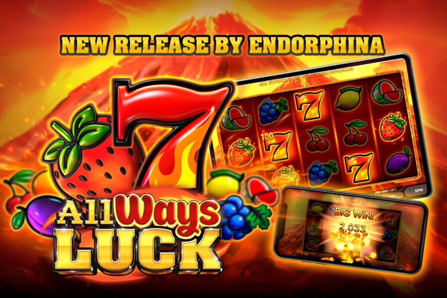 The Free Games in All Ways Luck ensures players will stay always lucky with multipliers for even bigger wins.