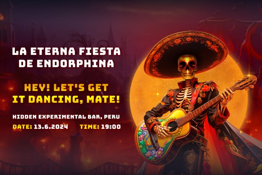 La Eterna Fiesta de Endorphina will be held at the Hidden Experimental Bar in Miraflores.