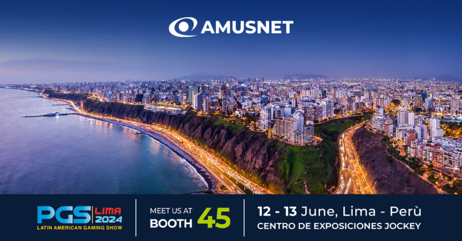 Visitors can witness Amusnet product display at booth 45.