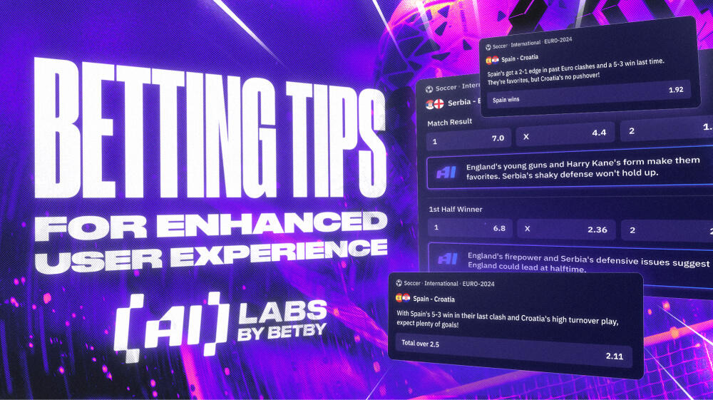 Betby’s AI Labs launches Betting Tips tool aimed at transforming player betting UX