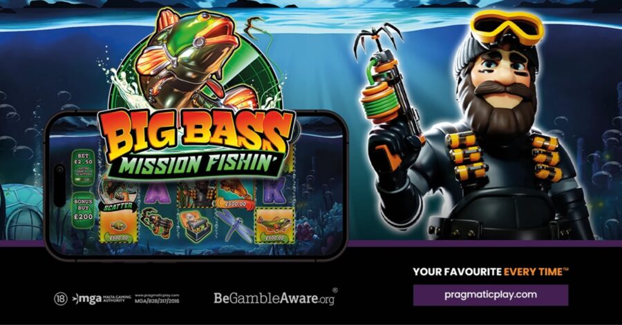 Big Bass Mission Fishin’ introduces two feature-packed missions for players to tackle, with  prizes on the line in each.