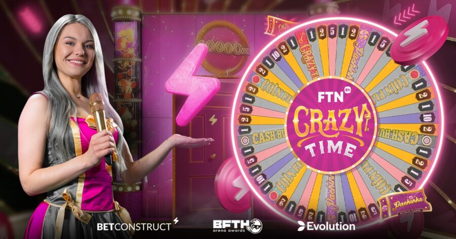 FTN Crazy Time combines the excitement of a money-wheel concept with a live online game show.