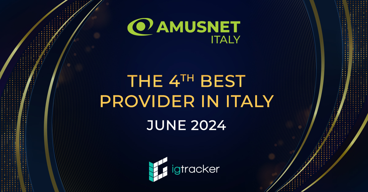 Amusnet ranks among Italy’s top casino providers