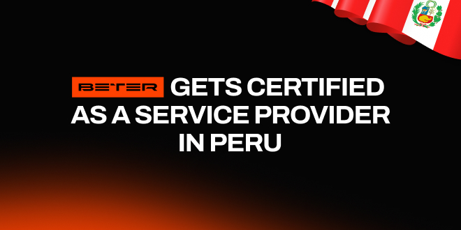 BETER is now certified by the Ministry of Foreign Trade and Tourism of Peru, adding a new country to its coverage.