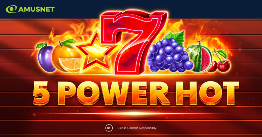 5 Power Hot is a 5-reel, 5 fixed paylines slot game.