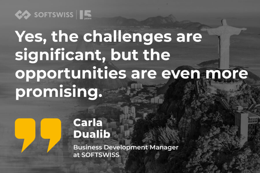 Carla Dualib, regional business development manager at SOFTSWISS.