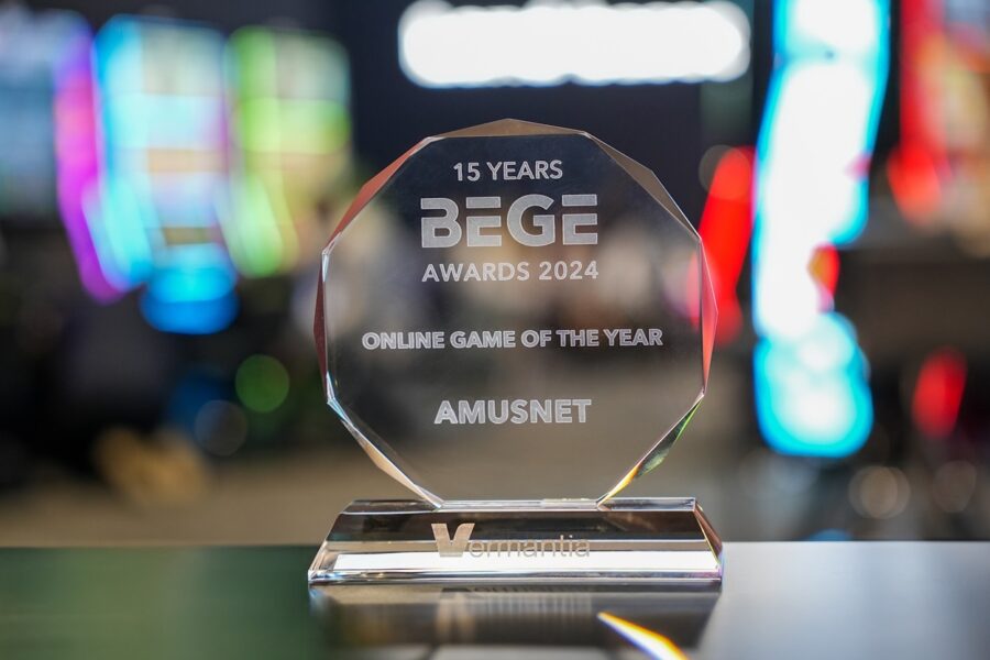 The award obtained by Amusnet.