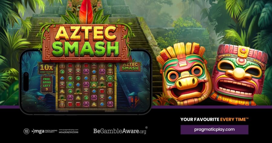 Aztec Smash is the latest cluster-pays slot from Pragmatic Play.