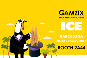 Gamzix your slot provider. ICE Barcelona 20-22 January 2025 BOOTH 2A44