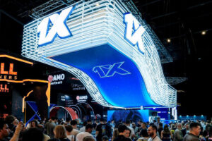 1xAffiliates booth.
