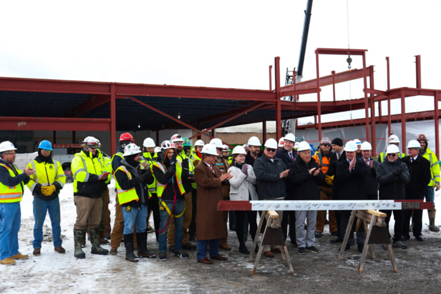 Oneida Indian Nation hosts topping-off ceremony for Point Place Casino expansion