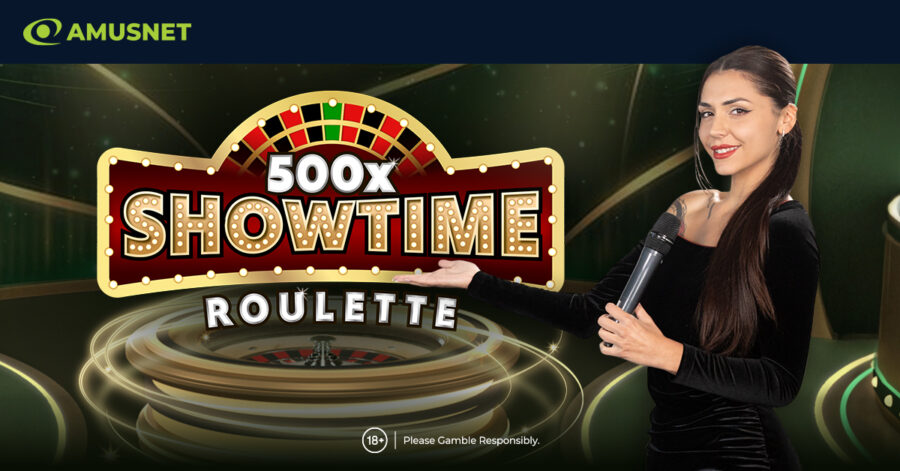 Amusnet’s Showtime Roulette 500x: A captivating twist on live casino entertainment