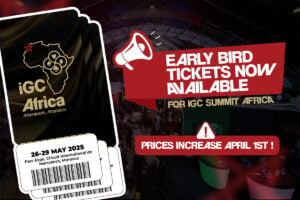 iGC Africa. Early Bird tickets are now available.