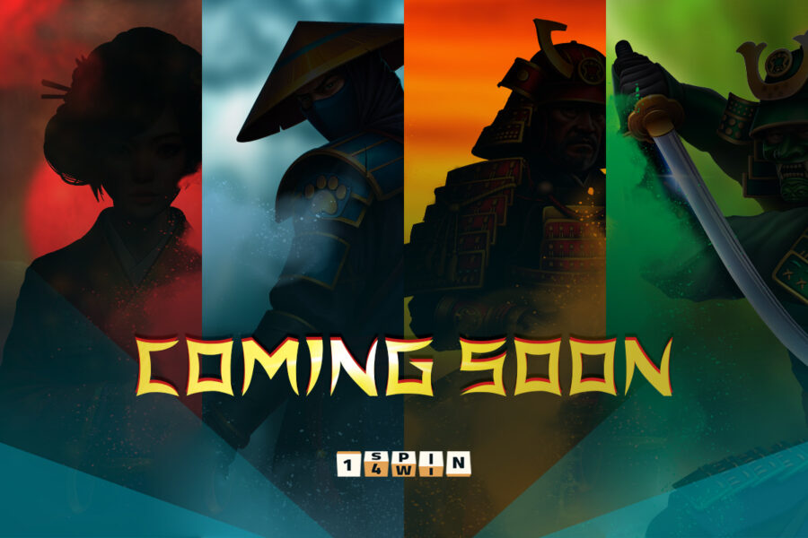 1spin4win teases a four-game slot series set in medieval Japan