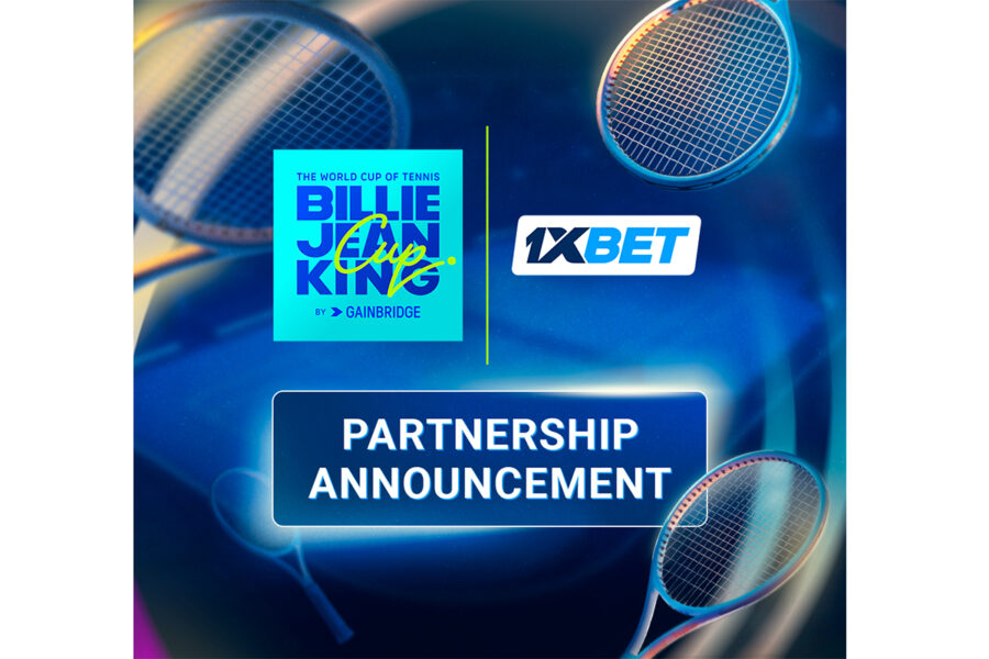 1xBet - Billie Jean King Cup by Gainbridge, partnership announcement