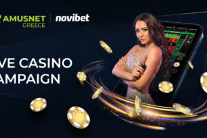 Amusnet joins forces with Novibet to launch an extensive marketing campaign for its live casino games portfolio in Greece