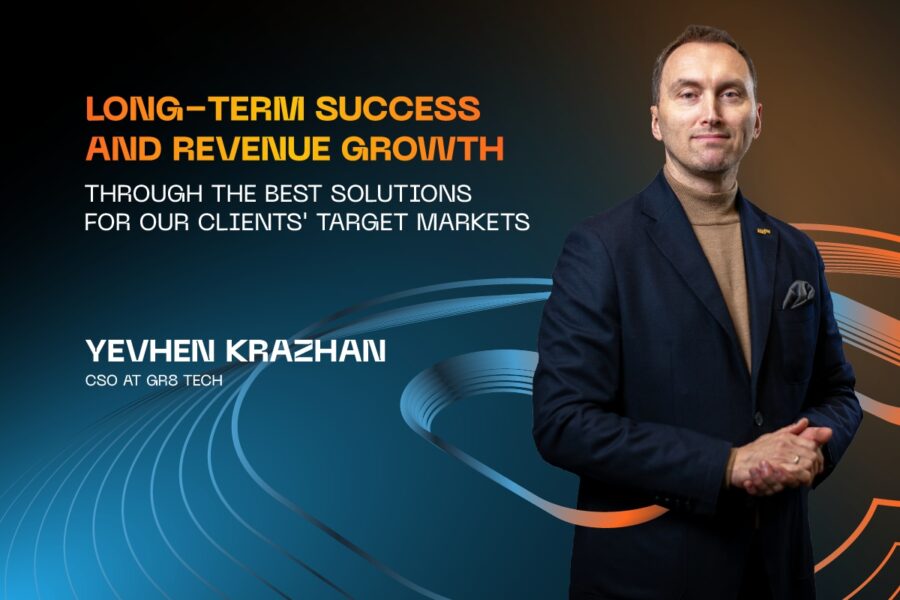 GR8 Tech appoints Yevhen Krazhan as CSO to drive high performance