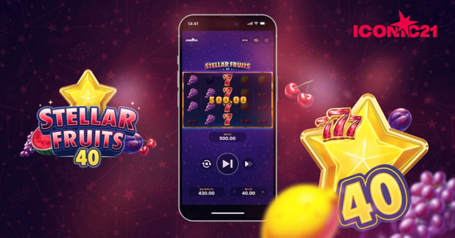 ICONIC21 launches slot series starting with Stellar Fruits 40