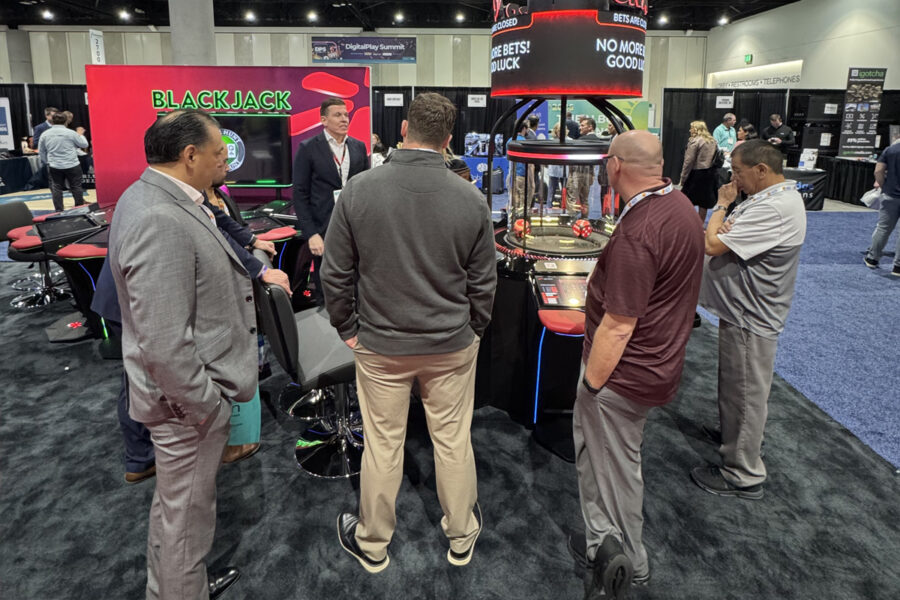 Spintec’s Charisma Craps attracted attention in San Diego.