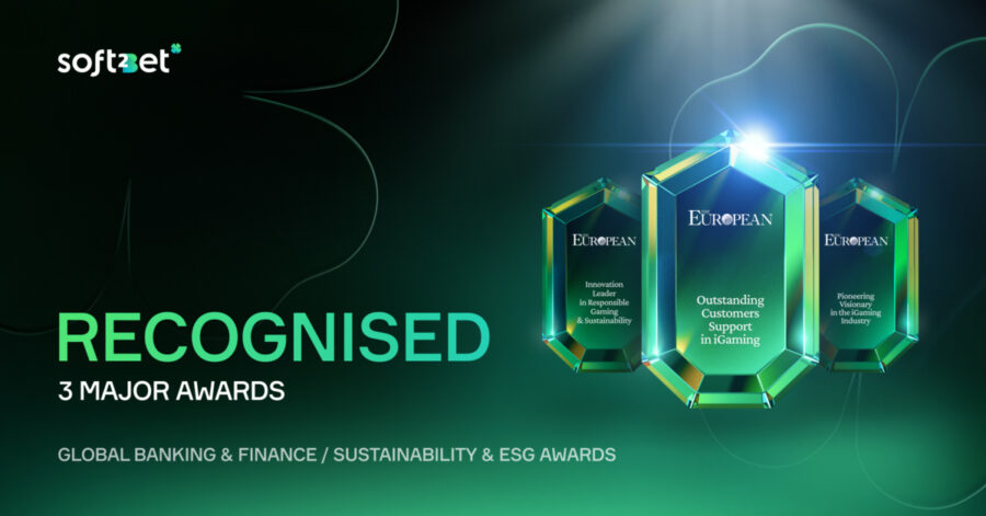 Soft2Bet wins three major awards at The European – Global Banking & Finance / Sustainability & ESG Awards 2025
