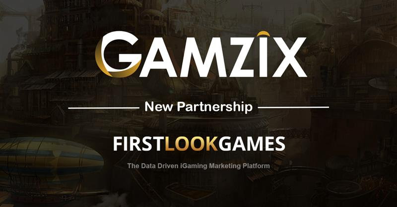 Gamzix gains data-driven marketing advantage with a partnership First Look Games partnership