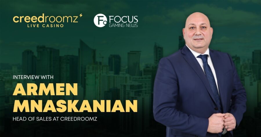 Armen Mnaskanian, head of sales at CreedRoomz.