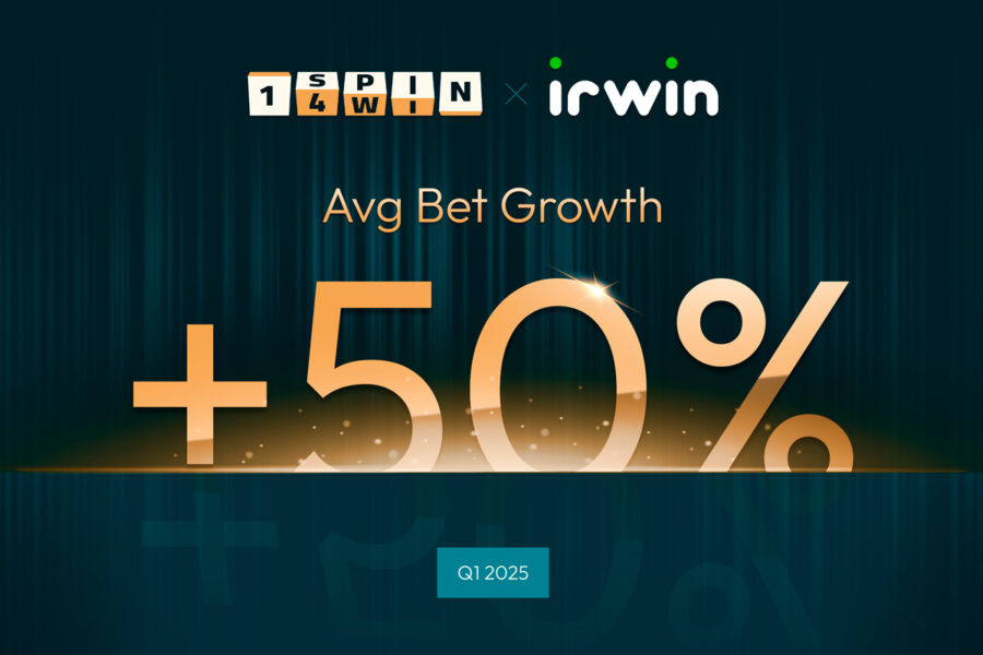 1spin4win drives 50% average bet increase at Irwin Casino in Q1