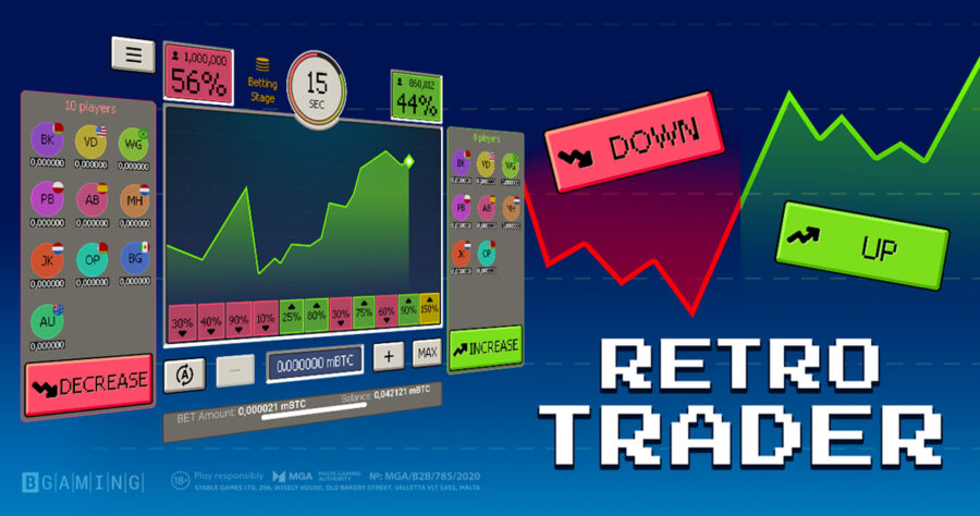 BGaming invites players to take on the stock market with Retro Trader