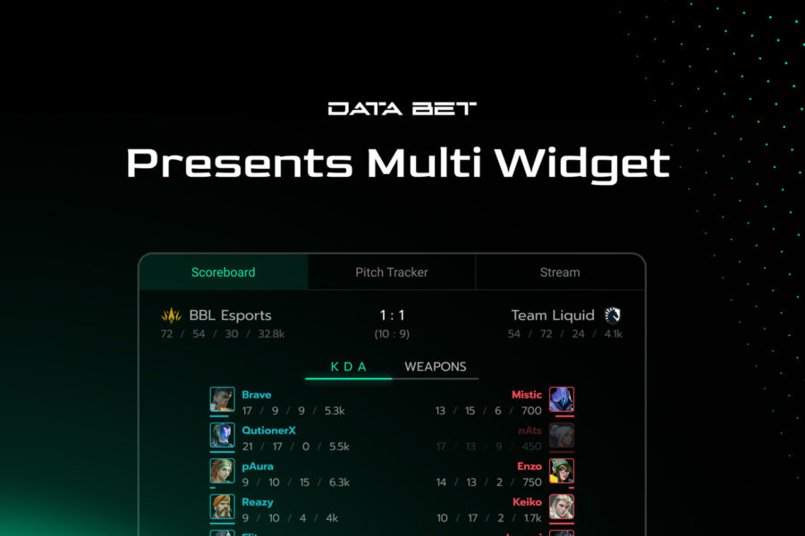 DATA.BET introduces Multi Widget for better In-Play betting