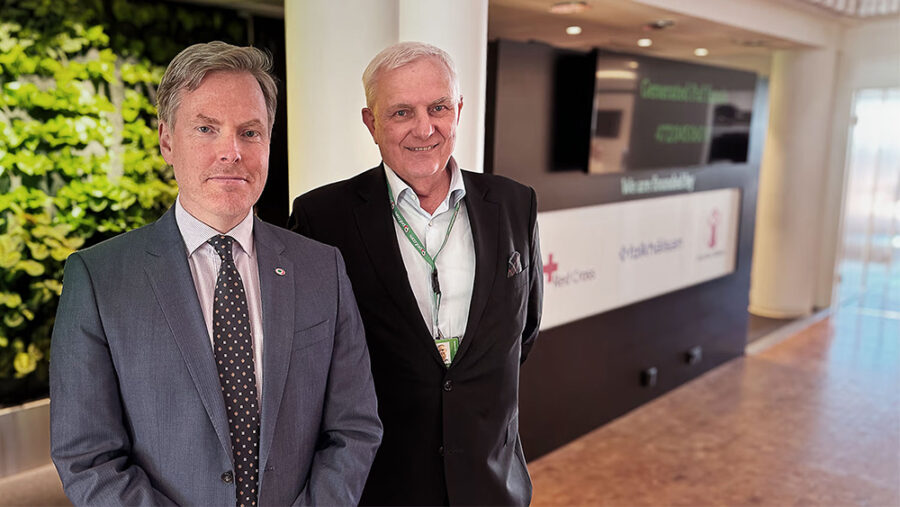 Paf CEO Christer Fahlstedt and chairman Jan-Mikael von Schantz