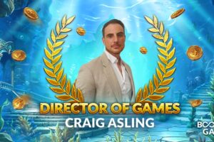 Craig Asling, director of games at Booming Games.