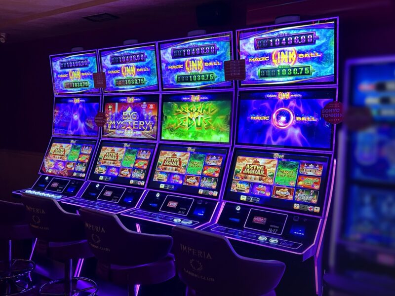 Photo of slot machines.