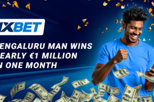 1xBet: Beginner from Bengaluru won nearly €1m on Crazy Time