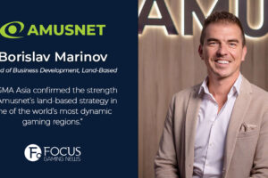 Borislav Marinov, head of business development, land-based at Amusnet. "SiGMA Asia confirmed the strength of Amusnet's land-based strategy in one of the world's most dynamic gaming regions."