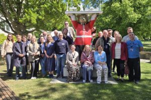 The Merkur Group's data protection coordinators came together for a workshop at Benkhausen Castle.