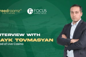 Hayk Tovmasyan, head of live casino at Creedroomz.