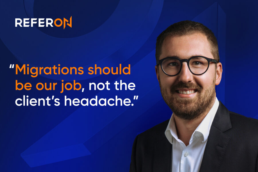 Vlad Bondarenko, head of Product at ReferOn.