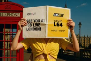 MelBet see you at iGB L!VE London. Stand L64.