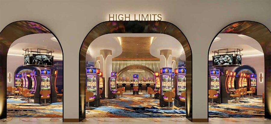 new high limit room at Rampart Casino.