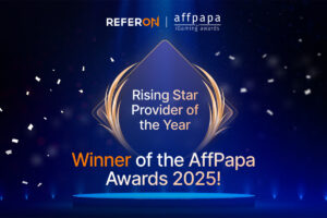 ReferOn wins “Rising Star Provider of the Year” category at AffPapa Awards