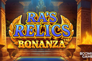 Booming Games invites players to step into the sands of Ancient Egypt with Ra’s Relics Bonanza