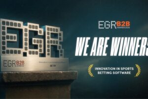 EGR B2B Awards. We are winners. Innovation in Sports Betting Software.