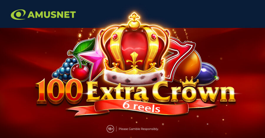 Amusnet expands an all-player-favourite series with its newest game release: 100 Extra Crown 6 reels