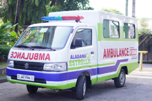 Photo of an ambulance donated by FBM Foundation.